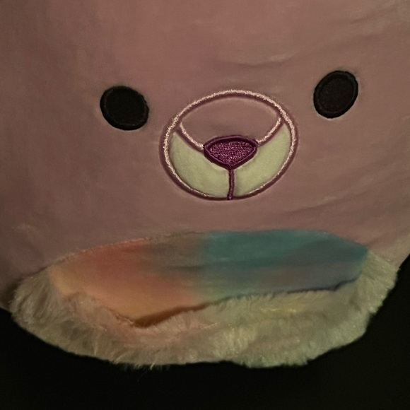 Squishmallow 8” KIKI the RAINBOW KANGAROO W/Pouch BNIB RTF Kellytoys HTF - Picture 5 of 7